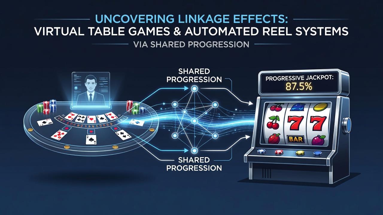Detailed view of progress tracker dashboard connecting table game sessions to reel system rewards in a mobile app
